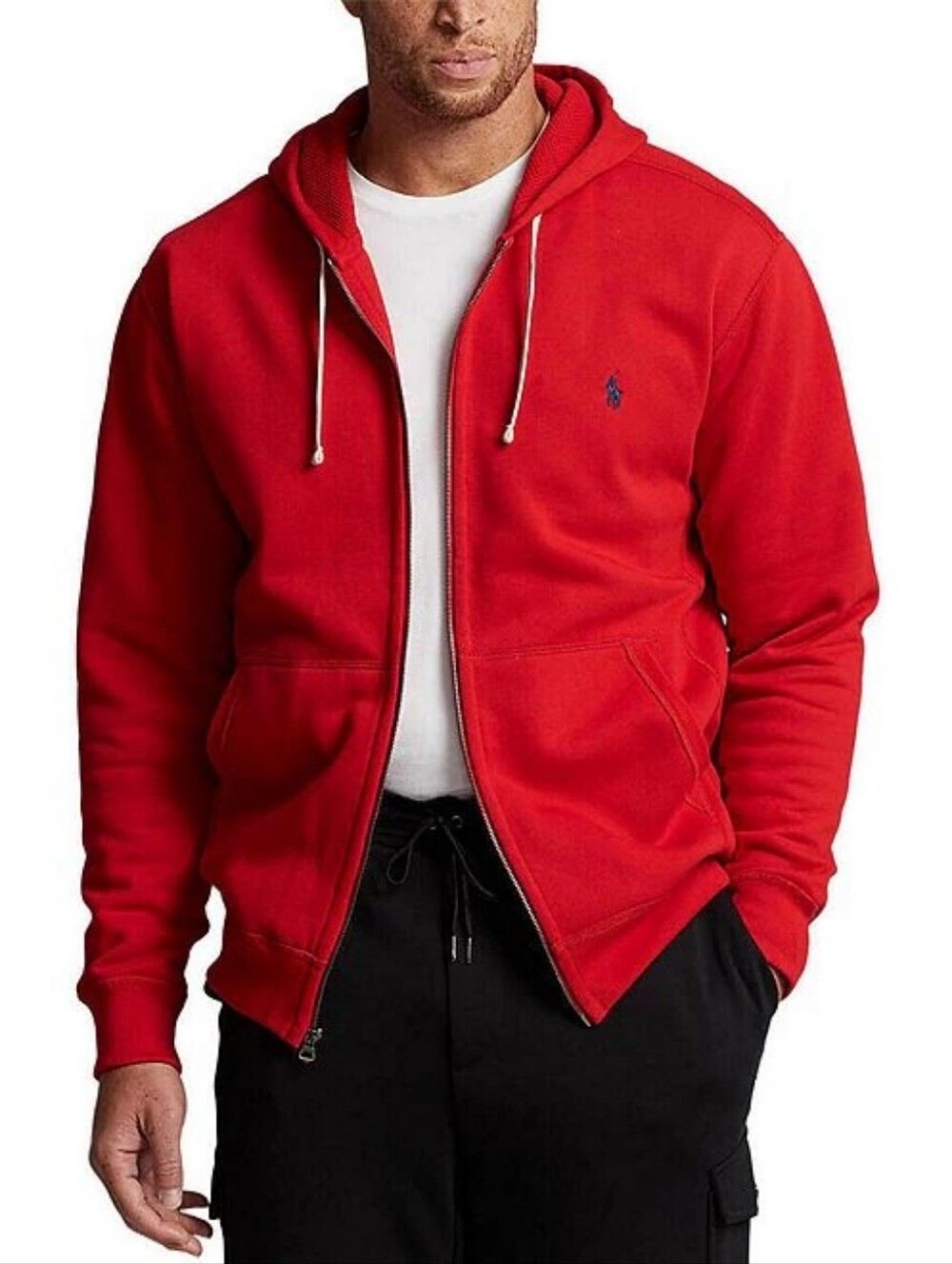Polo Ralph Lauren Big & Tall Classic Fleece Full-Zip Hoodie Size 4XB